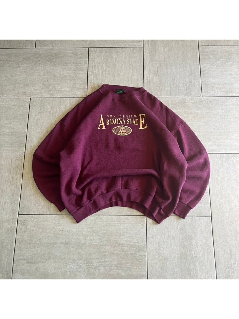 TSI Arizona State Sun Devils Maroon Crewneck Sweatshirt XXL